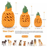 PetBuds Pineapple Dog Treat Toys for Pet Teeth Cleaning